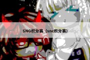 SNG积分赛（snc积分赛）